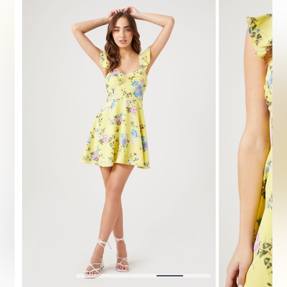 Floral Fit & Flare Mini Dress